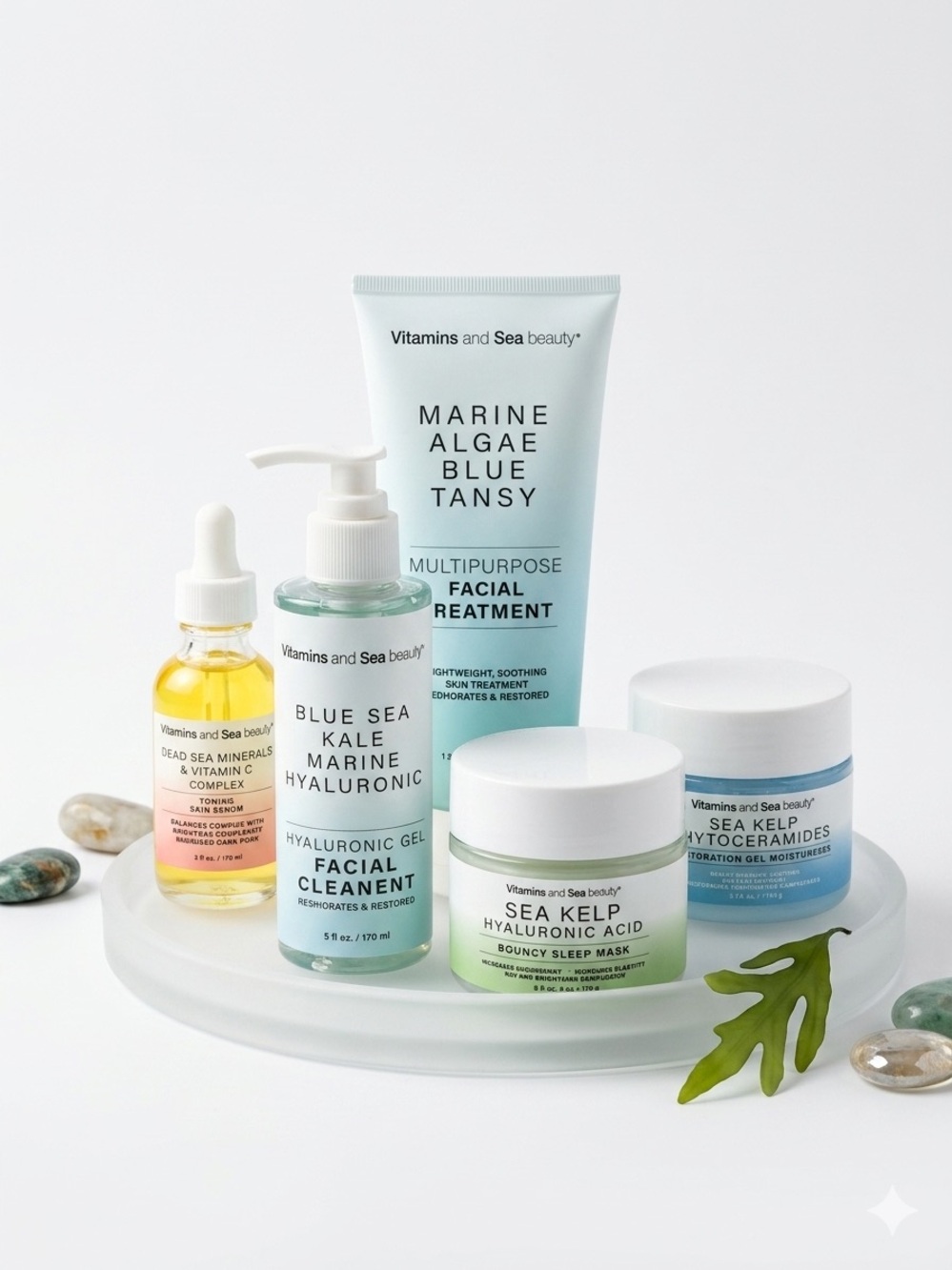 Vitamins and Sea Beauty Green Sea Kelp Hydrating Moisturizer Set